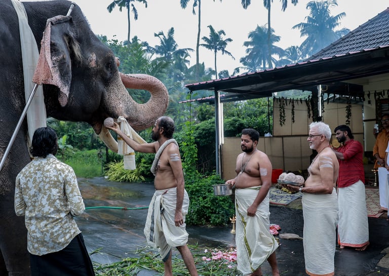 Prathyaksha Ganapathi Homam, Elangalloor Mana, Chirakkakode, Thrissur