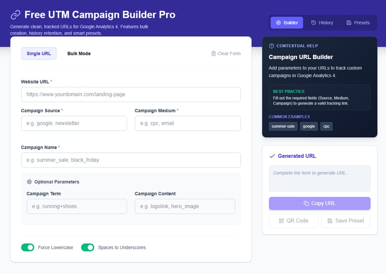 UTM Campaign Builder Pro