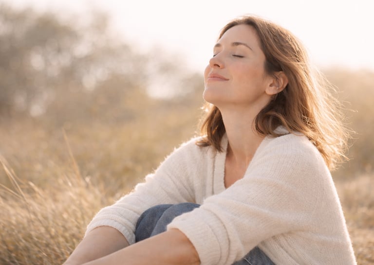 Mulher contemplativa na frase o que muda quando a segurança interna se organiza.