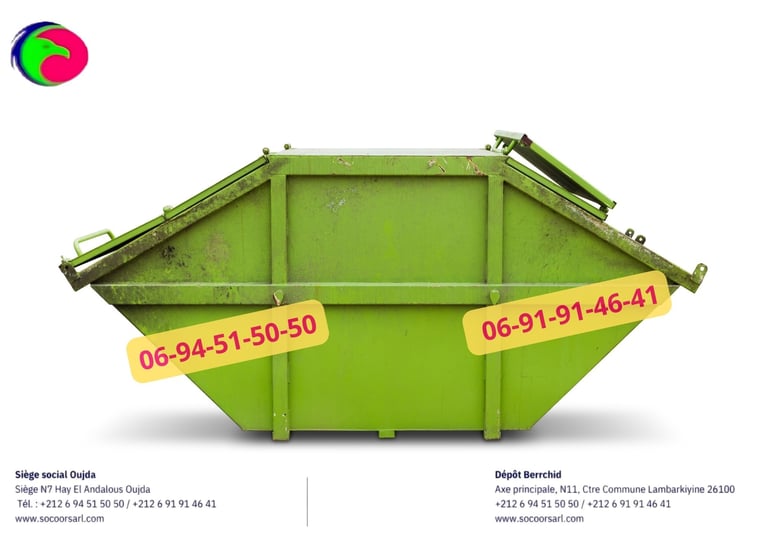 Poubelle Maroc Gaspillage Alimentaire