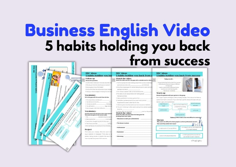 Business English, Gender Equality, Psychology, Corporate Training, Active listening skills, Debates,