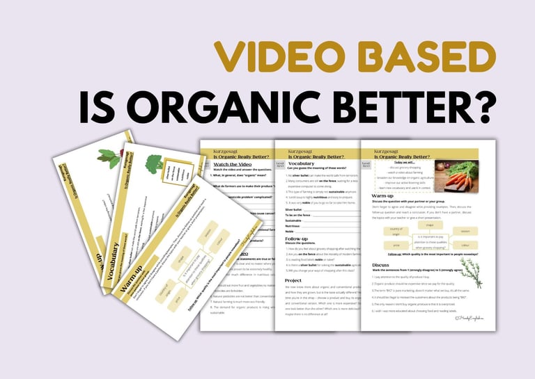 organic farming video-based lesson plan for speaking and listening pdf and powerpoint