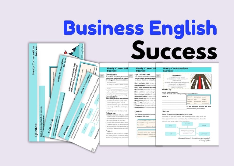 Business English Success lesson plan