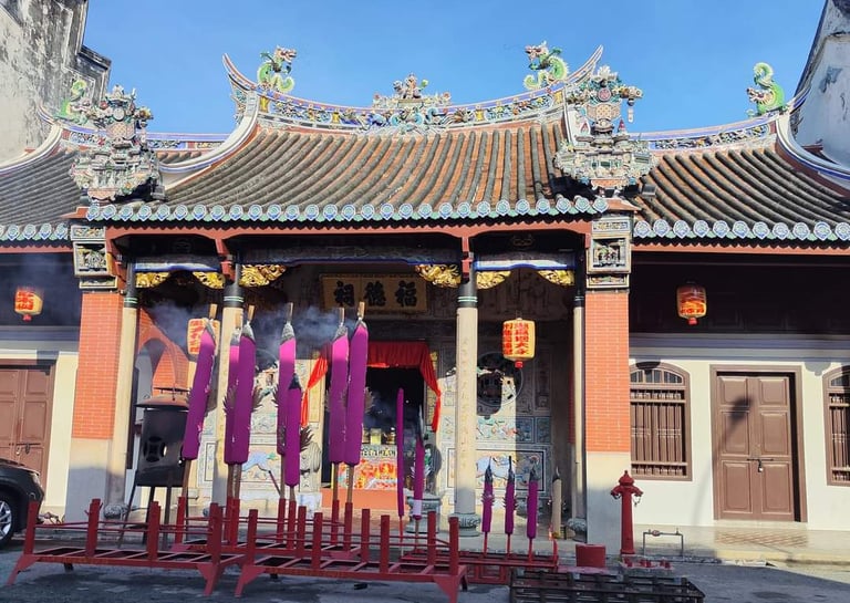 buddhistischer Tempel in Georgetown Penang Malaysis