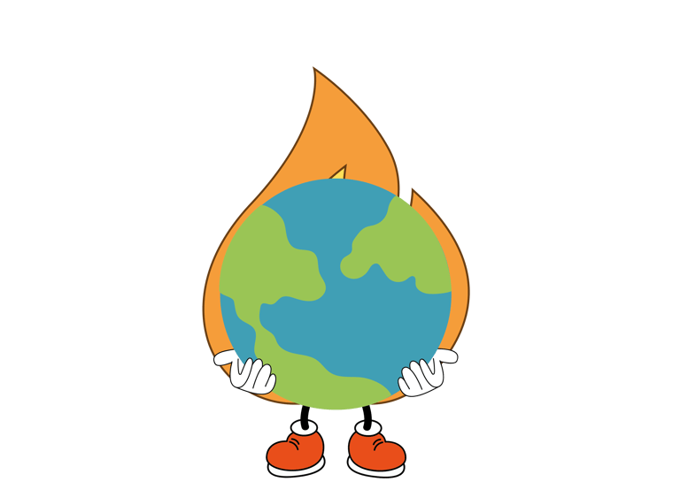 Logo de MaxThomasBois qui tient une planète nos engagement sur bois de chauffage partout en France