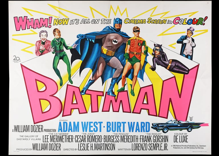 Batman movie poster 1966