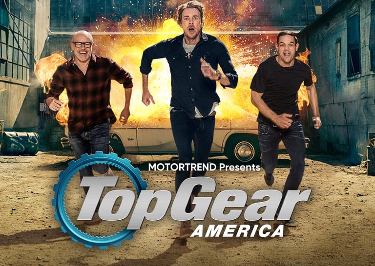 poster for a show airing on motortrend plus