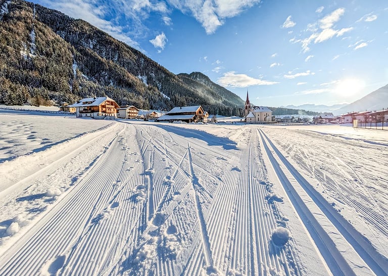 Kuhnehof cross country outside the front door