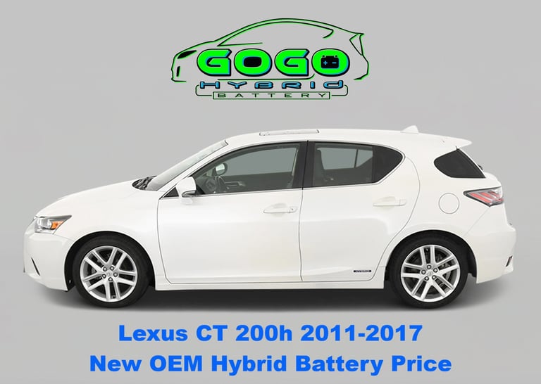 lexus ct 200h 2011 2012 2013 2014 2015 2016 2017 new OEM hybrid battery replacement GoGoHybridBattery.com 