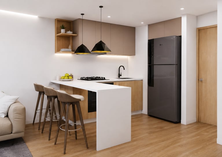 acabados modernos para apartamentos