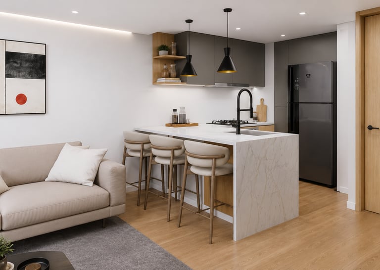 acabados modernos para apartamentos