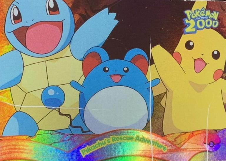 12 Pikachu's Rescue Adventure Topps Pokémon The Movie 2000 rainbow foil