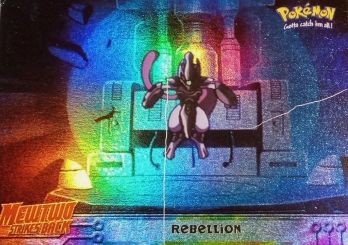 8 Rebellion Topps Pokémon The First Movie rainbow foil