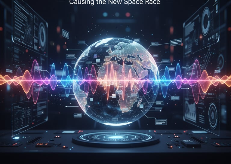 AI voice technology spreading multilingual messages for peace powered by the best AI course.