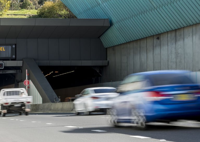 Lane Cove Tunnel entry
