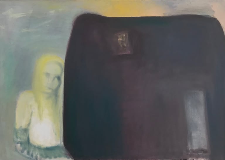 Oil Painting Home by Lina Mikužytė Lithuania