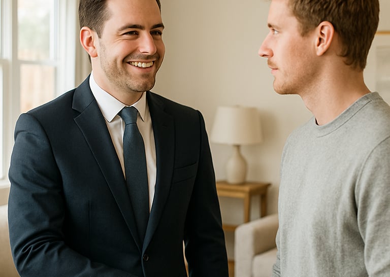 Buying talking to seller