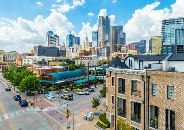 downtown Dallas, TX