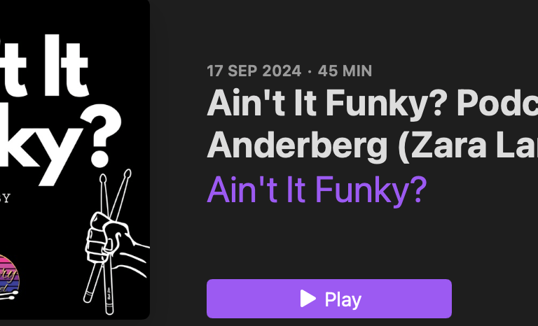 Lina Anderberg featured as guest on music podcast