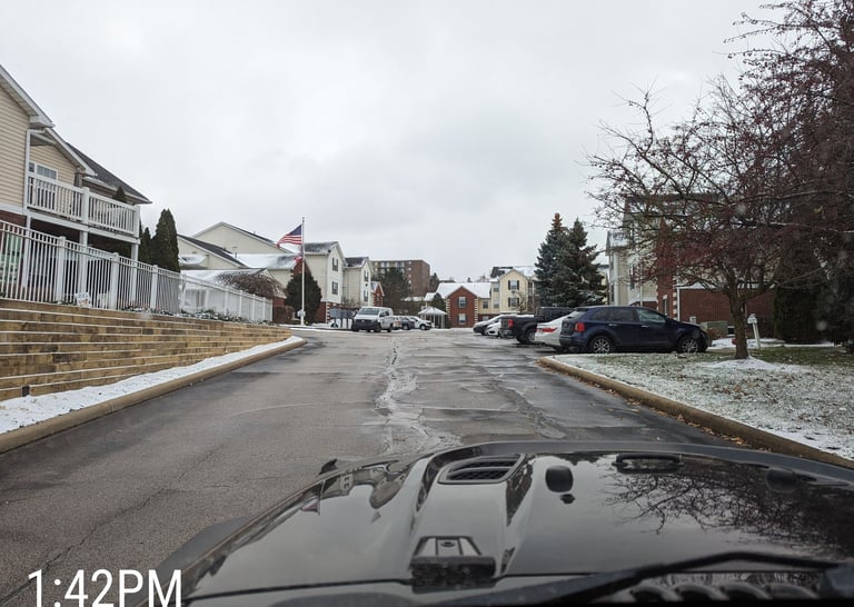 Snow removal at Forest Ridge in Cuyahoga Falls Ohio