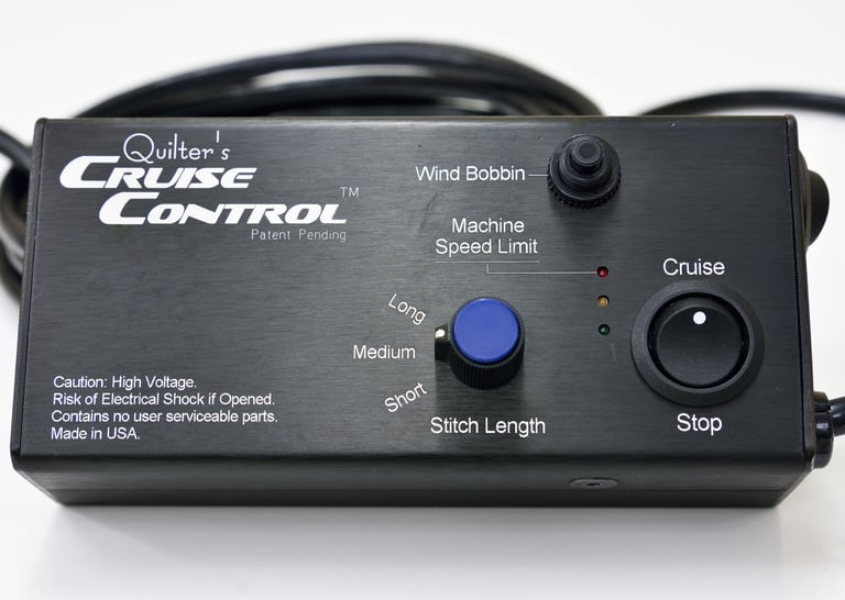 Quilter's Cruise Control - stitch length regulator