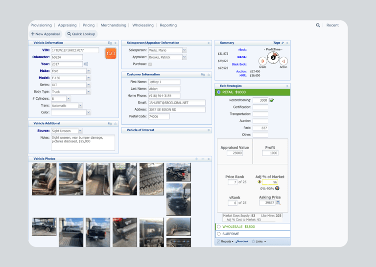 Provision product before ProfitTime redesign.
