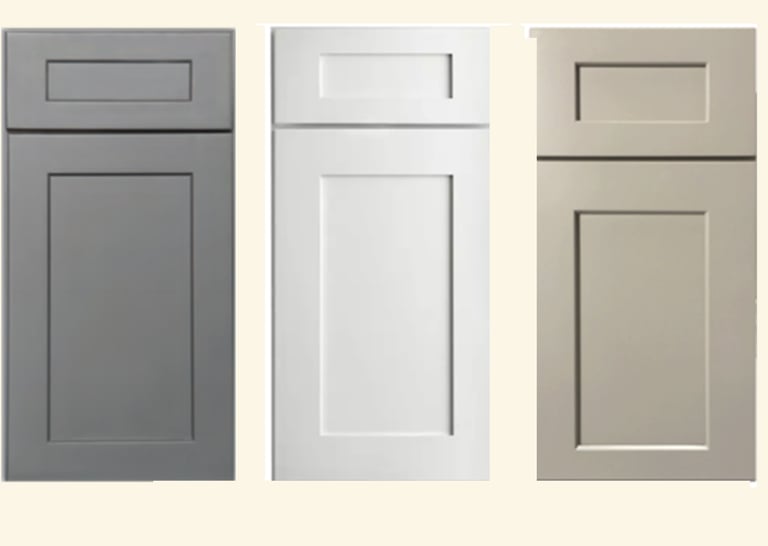 Slim Shaker - Painted Cabinet Shaker Doors