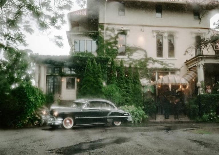 Serene moments are just one of the virtues of a vintage getaway car.