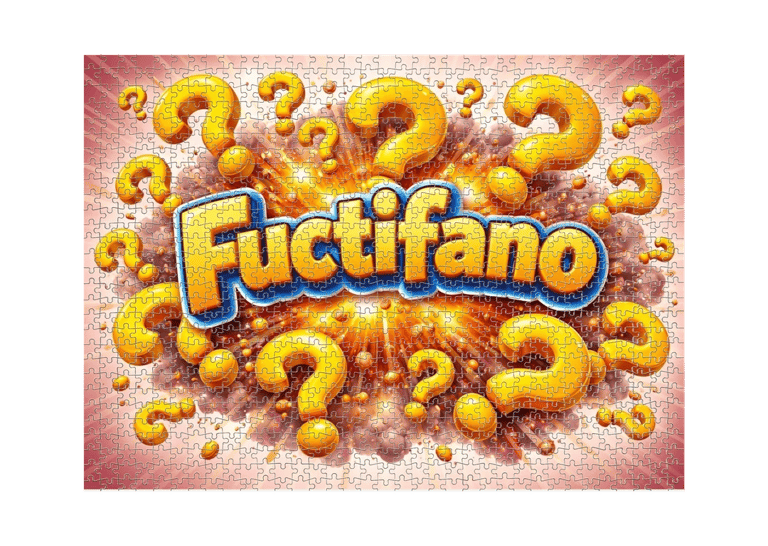 Fuctifano Yellow Question Marks Jigsaw Puzzle