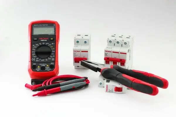 Electrical products including testing tools, switches, and industrial electrical components