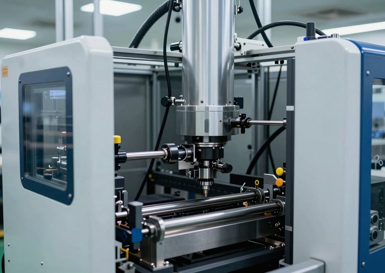 Tooling and die setup for injection moulding and precision manufacturing
