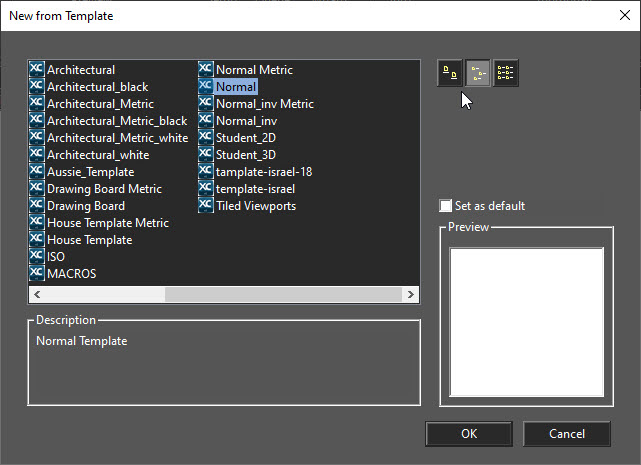 new from template in xcad