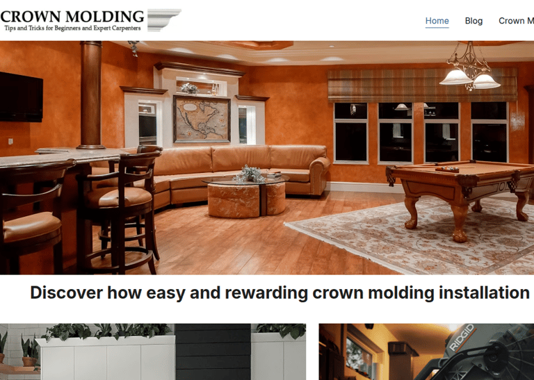 Crown molding instructional website based in Sarasota 