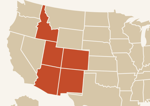 Moki Canyon Service Area Map