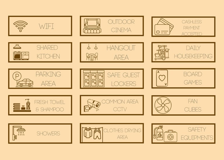 Each cube offers comfort, personal space, and a unique stay experience you won’t find in typical hos