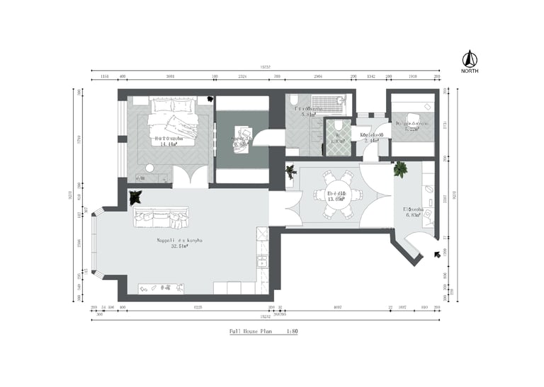 szinterior design berendezési alaprajz