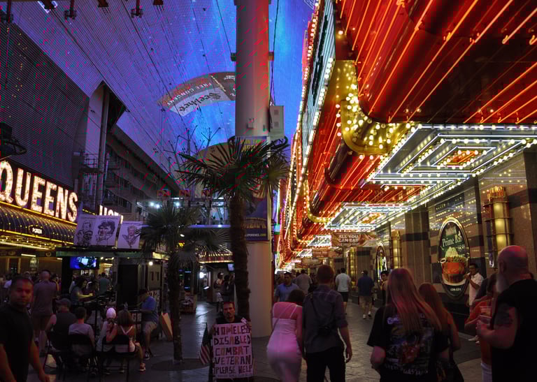 fremont street, las vegas