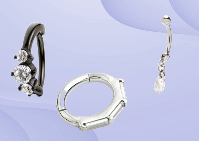 Safe rook piercing jewellery titanium Montrose & Stonehaven
