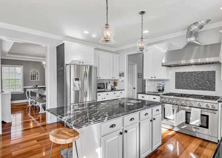 Staging Client's Commercial-Grade Kitchen