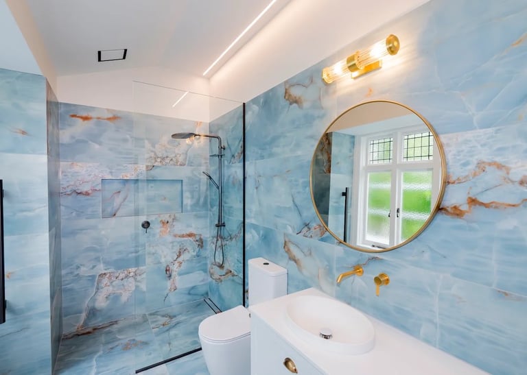magazine worthy bathroom