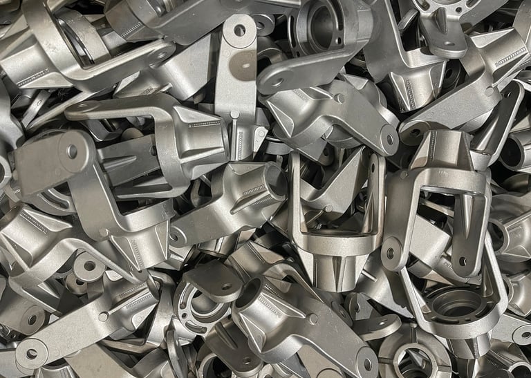  Machined yoke ends cast in A356 t6 aluminum alloy 