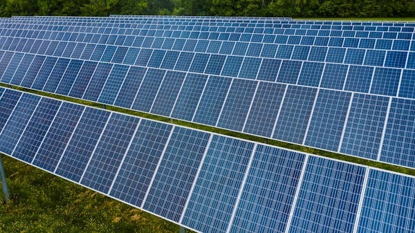 solar panels installed on a solar paneled solar paneled solar array