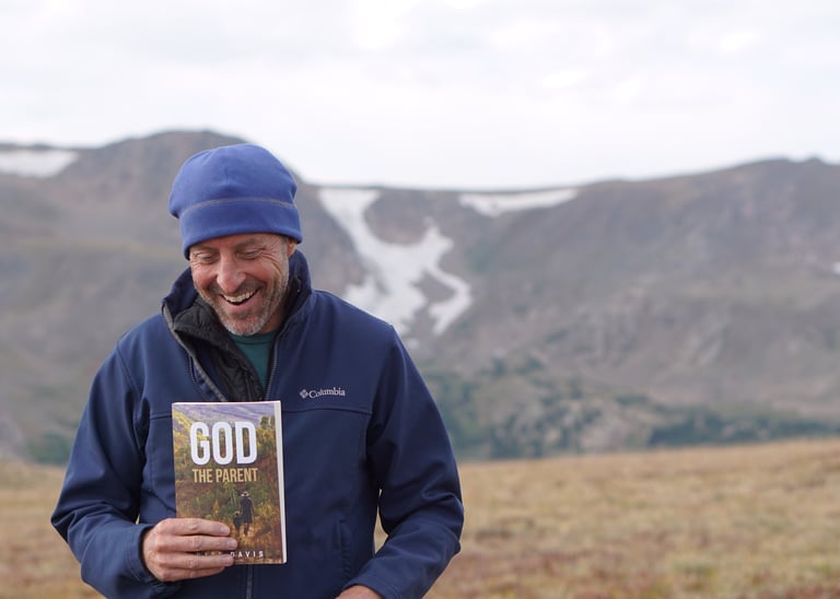 Family Gathered Joyfully Outdoors