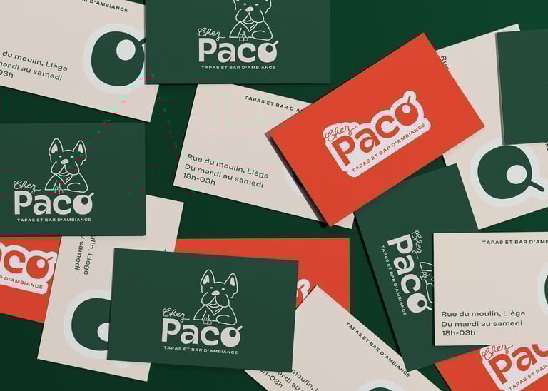 Branding chez Paco - cartes de visite - Soleado studio