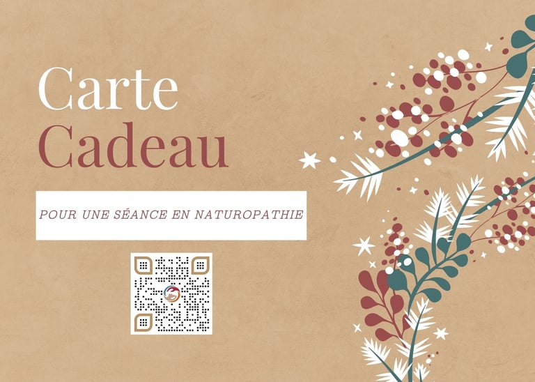 carte cadeau séance naturopathie
