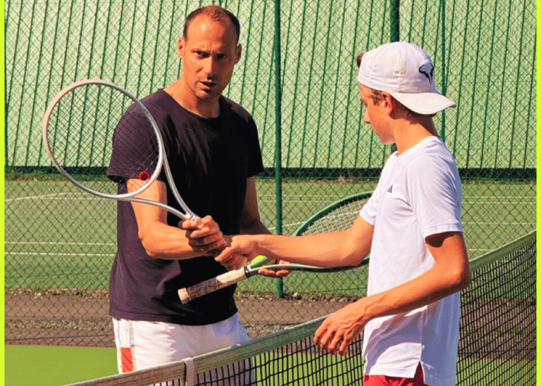Grégoire Denis entraînement tennis avec coach