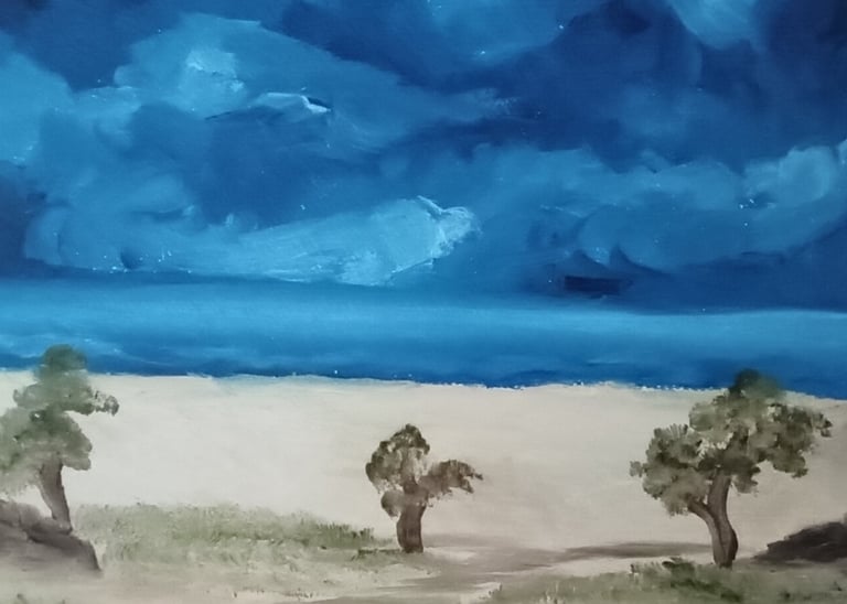 Ocean Down Under (painting) Kylee Nicole