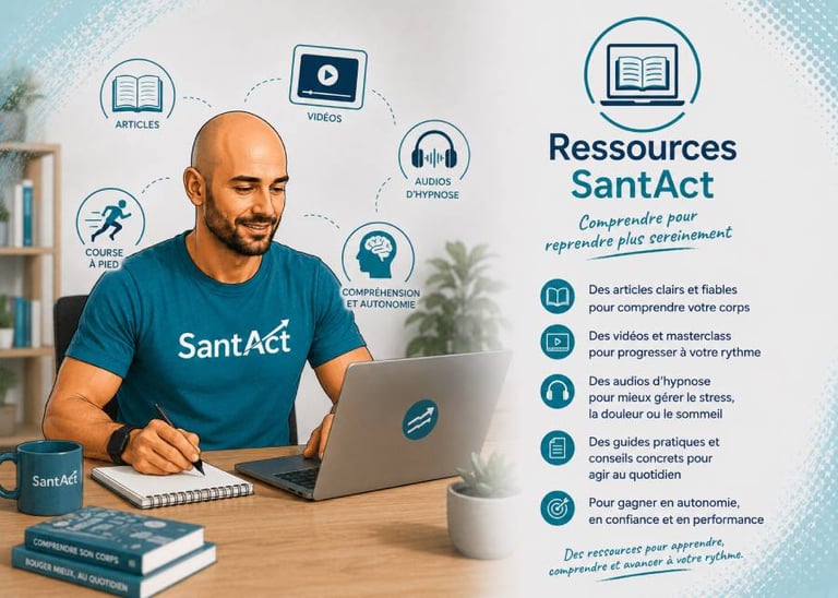 Santact - Lachaume julien travaille pour proposer des ressources pédagogiques à ses patients