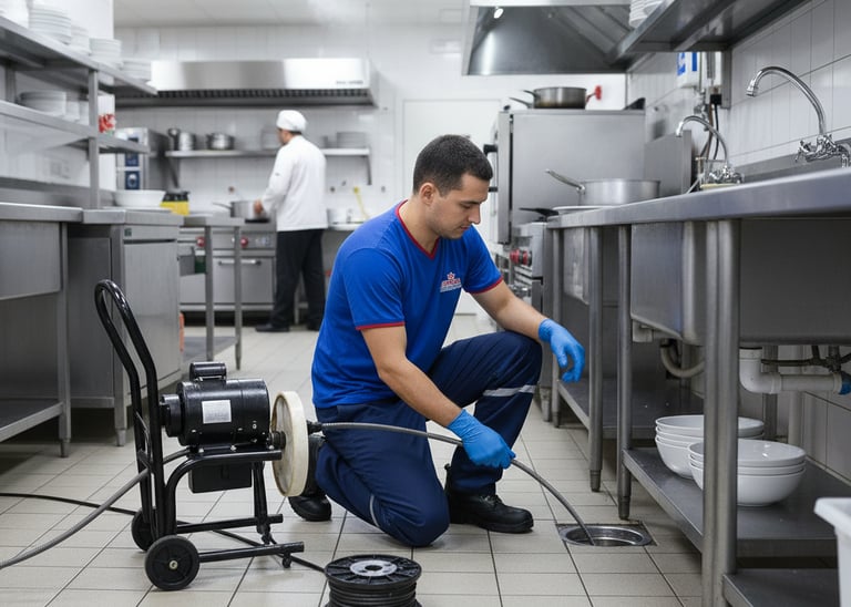 desentupimento de ralo em cozinha