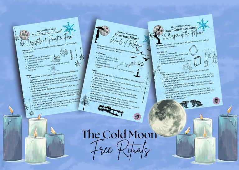 Cold Moon Rituals Soul Sisters Tarot